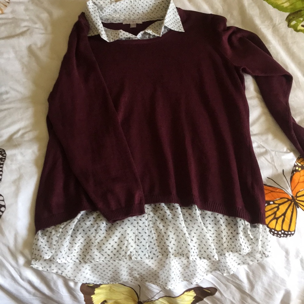 Collared sweater